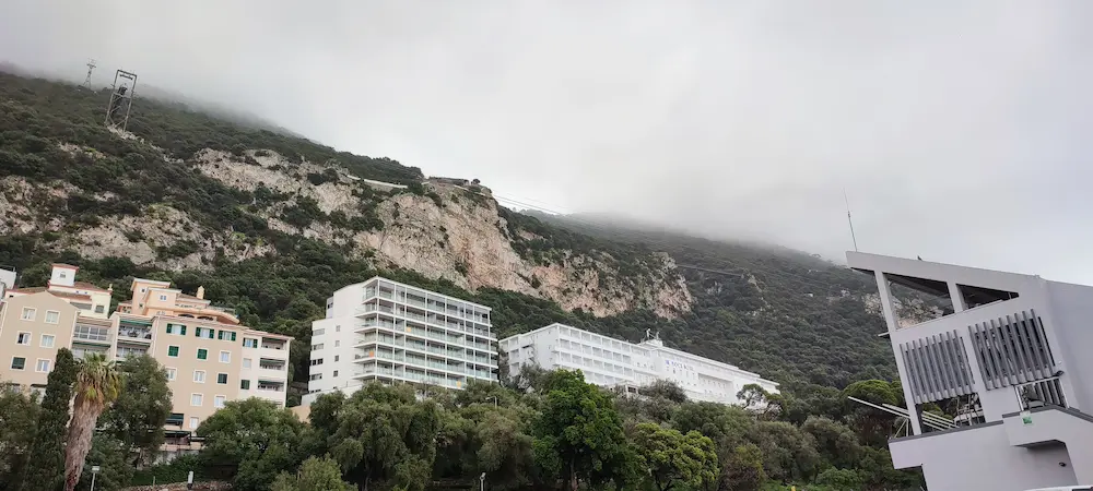 Gibraltar, vista para o parque natural