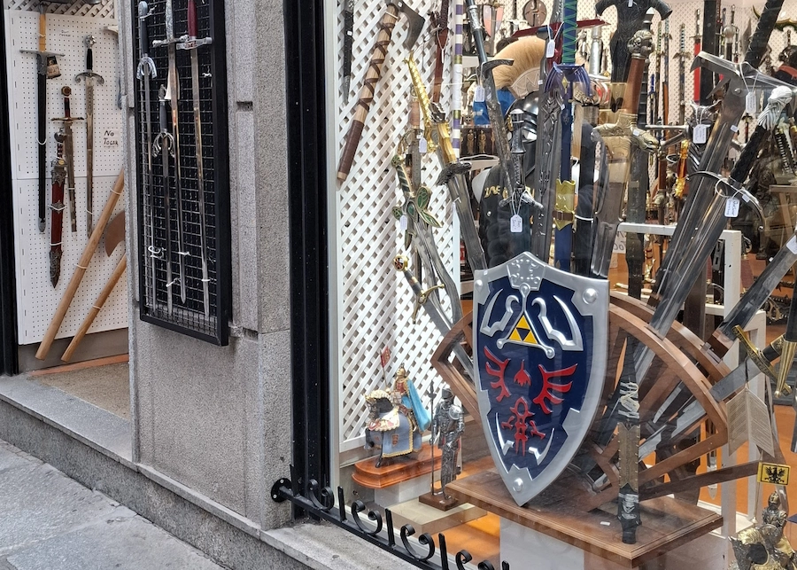 Espadas típicas de Toledo